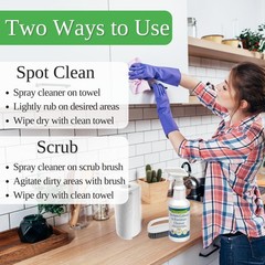 Final Touch Kitchen Cabinet Cleaner – Plant Based Cleaner Solution, Safe on P…