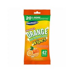 PowerHouse ~ Orange Citrus Wipes, Multi-Purpose ~ 42-Ct. ~ Set of 10