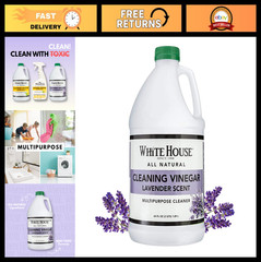 Natural Multi-Purpose Cleaning Vinegar, Safe Home Cleaner 64 Fl Oz – Lavender Sc
