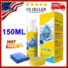 150ml Auto Go Foam Cleaner – Deep Cleaning Foam For Car Interior, Kitchen Greas