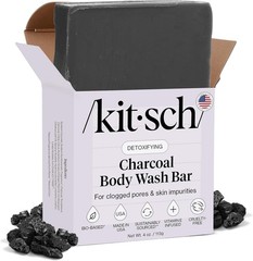 Charcoal Soap Body Wash Bar – Detoxifying Bar Soap with Activated