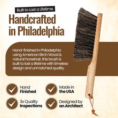 Dustpan Bench Woodworking Brush-USA 13 inch Horsehair Brushes are Used for Co…