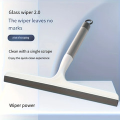 Silicone Shower Scraper Cleaner Bathrooms Multi-Purpose Squeegee Glass Clean Flo