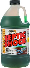 Instant Power Septic Shock, 67.6 fl oz (2 Liter), Super Charged for Clogged Sept