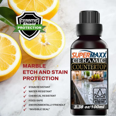 COUNTERTOP QUARTZ SEALER CERAMIC CLEAR COAT ADVANCED ”STAIN & ETCH RESISTANCE”