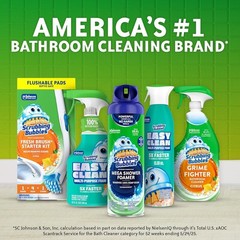 Scrubbing Bubbles Flushable Toilet Bowl Wand Cleaner Refills Fresh Brush 20CT1PK