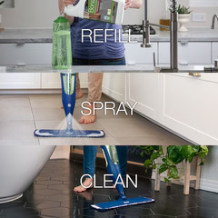 Bona Hard-Surface Floor Cleaner for Stone Tile Laminate Vinyl, Refill, 128 oz