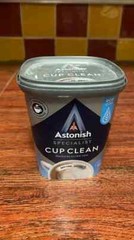 1x 350g Astonish Cup Clean Tea & Coffee Stain Remover Powder Teapot Clogged Pipe