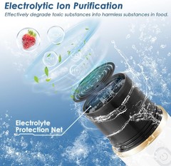 Vegetable Purification and Cleaning Machine Capsule shaped Disinfection