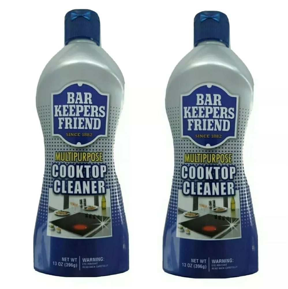 Bar Keepers Friend Cooktop Cleaner Stove Cleaner & Polisher (2 Bottles of 13 oz)