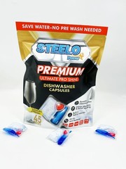 HOME DISHWASHER CAPSULES 45 PCS PACK BASIC FACTORY SEALED CLEANING DETERGENT