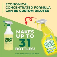 All-Purpose Lemon Cleaner – 96 Fl Oz Total, Powerful Concentrated Formula