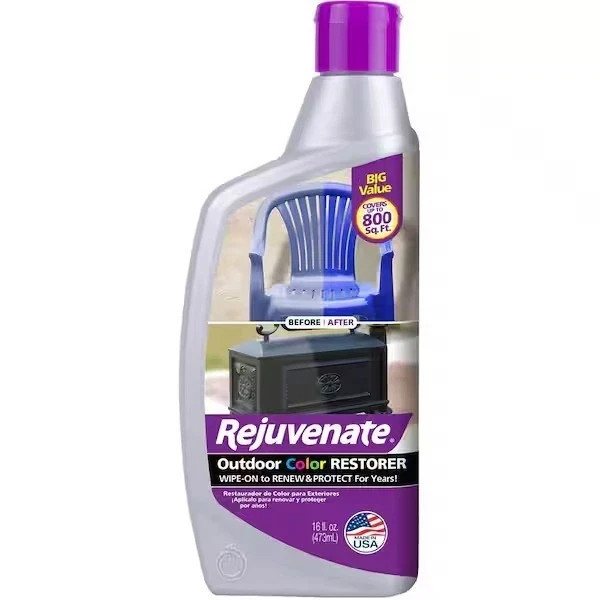 Rejuvenate Outdoor Color Restorer 16 oz Renew Protect Patio Furniture Plastic