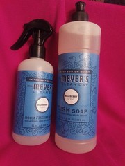 Meyer’s Clean Day Dish Soap Blueberry Scent 18oz. & Room Freshener 8oz. Set