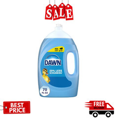 Dawn Ultra Dish Soap Dishwashing Liquid, Original Scent Remove Grease, 70 fl oz