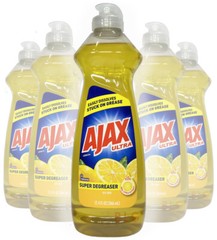 Ajax LEMON Ultra Dish Washing Detergent Liquid Hand Soap 12.4oz Kitchen Cleaner
