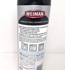 x2 WEIMAN Stainless Steel Appliance Stove Range CLEANER & POLISH Streak-Free