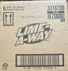 Lime-A-Way Cleaner 28oz Bottles Case of 6 3318700 87000 Rust Lime Remover Free S