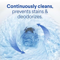 2 Count Bleach & Blue Toilet Tablets with Rain Clean Scent – Effortless Cleaning