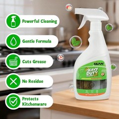 1/2Pack NUAN Cleaner Degreaser Spray, 16.91 oz, Heavy Duty Cleaner for Grease