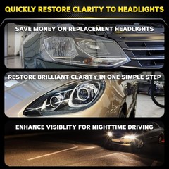 PlastX 10oz Clear Plastic Polish – Effortless Headlight & Taillight Restoration