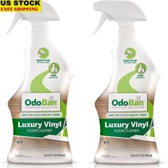 Luxury Vinyl Floor Cleaner pH Neutral Streak Free Unscented 32 Oz Spray 2-Pack