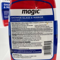 Magic Shower Glass & Mirror Cleaner 28oz Stay Clean Technology 2 Pack Spray