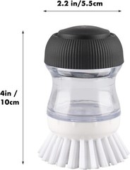 Dish Scrub Brush with Soap Dispenser Kitchen Brush for Dish Pot Pan Sink Cleanin