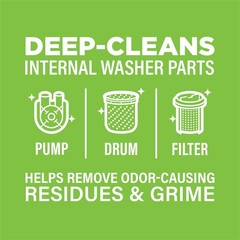 Affresh Washing Machine Cleaner, Helps Power Away Odor Causing Bacteria & Grime