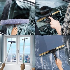Pro Window Cleaning Kit with Storage Bucket, with 4 13 inch Extension Rods, …