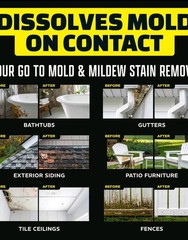 Alien Power Stain Remover Kit – Mold, Mildew & Algae Cleaner with Spray Bottle