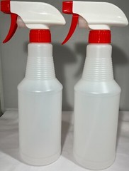 16 oz. Empty Plastic Spray Bottles – Refillable Spray Bottles – CHOOSE Quantity!