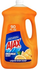 Ajax Ultra Triple Action Dishwashing Liquid Dish Soap Orange 90 Fluid Ounce