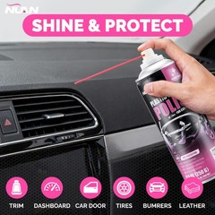 Car Interior Polish Cleaner – 3Pack 450ml & Cleaner Spray, Quick Shine Safe US