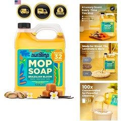 Mop Soap – Brazilian Waves Scented Concentrated Formula – Floor Cleaner for H…