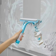 3-in-1 Blue Window Cleaner Kit Streak-Free Glass Cleaning Wiper