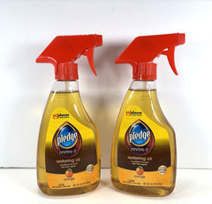 2 Pledge REVIVE IT Restoring Orange Oil Wood Cleaner – 16oz NEW