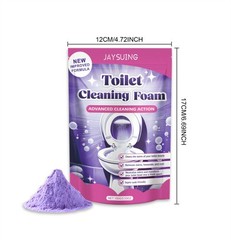 4Bags Fizzclean Toilet Foam Cleaner, Toilet Cleaning Foam Insta-Action 100g
