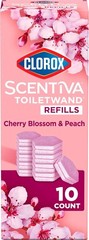Scentiva ToiletWand Refills, Cherry Blossom and Peach, 10 Count