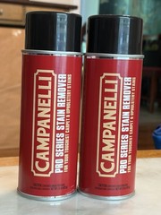 2x Campanelli Pro Series Stain Remover 15oz Aerosol Point & Spray Carpet Cleaner