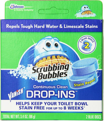 Vanish Drop-Ins Automatic Toilet Bowl Cleaner – Blue, 1.70 Ounce (Pack of 12)