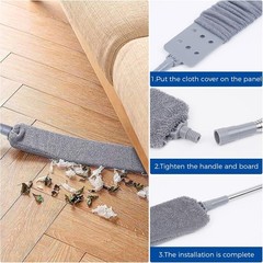 Retractable Gap Dust Cleaner Cleaning Tools with 2 Microfiber Dusting Cloths …