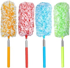 Plumero de Microfibra – 13in A 31in – Set de 4 Plumero Lavable NUEVO US