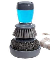 Tidy House Soap Dispensing Palm Brush Set