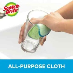 (3-2/pk)-3M Scotch-Brite Dobie Scrub & Wipe Reusable Cleaning Cloth Model 9057-2