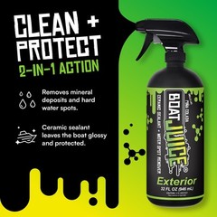 Boat Juice 2in1 Exterior Boat Cleaner & Protectant Spray | Water Spot Remover…