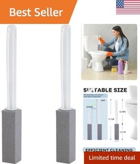 Pumice Stones with Long Handles – Ideal for Toilet & Bathtub Cleaning