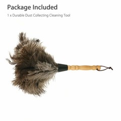 2PCS 13inch Ostrich Feather Duster Durable Dust Collecting Cleaning Tools USA
