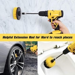 18 Pack Drill Brush Attachment Set, Power Cleaning Scrub Brushes for Drill, E…