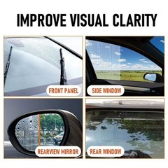 Car Oil Film Glass Cleaner, Oil Film Remover&Windshield Cleaner For Cars Window